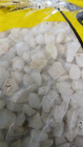 White marble 10mm 25kg €12