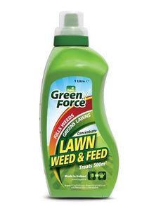 Greenforce Lawn Weed & Feed - 1 litre - 500m²
